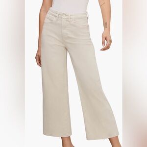 Good Waist Raw Hem High Waist Crop Palazzo Jeans - new with tags